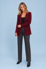 Midi-Blazer mit V-Ausschnitt