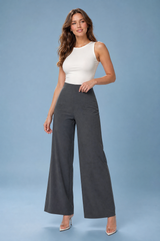 Weite High-Waist Hose