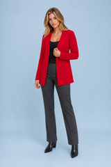 Midi-Blazer mit V-Ausschnitt