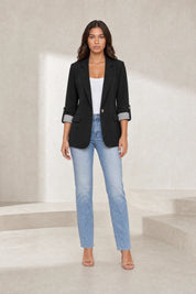 Blazer ajusté manches trois-quarts | Lounelle Paris