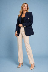 Oversize-Blazer zweireihig