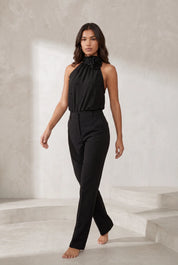 Body noir col montant dos nu | Lounelle Paris