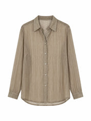 Chemise ample à lignes scintillantes | Lounelle Paris