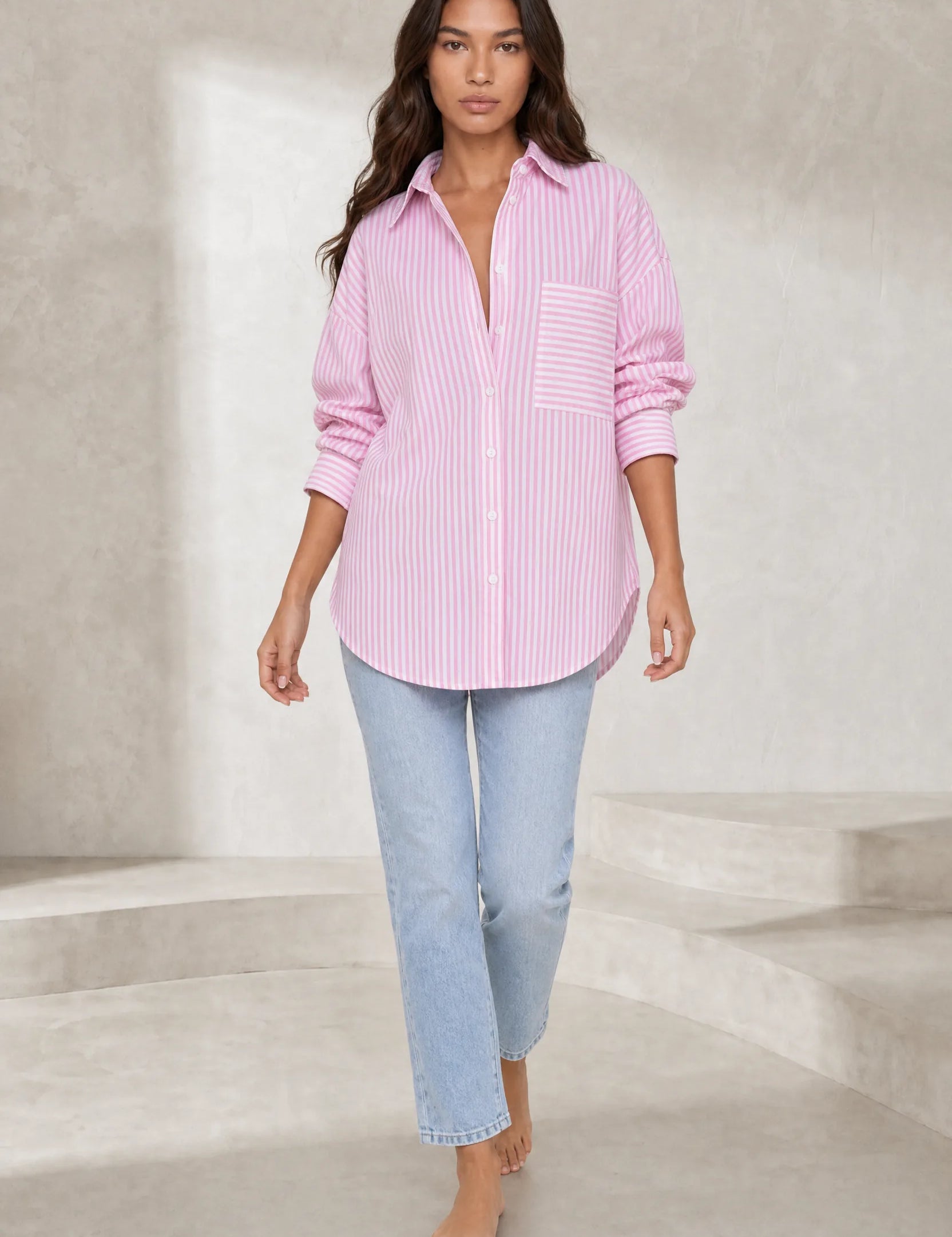 Chemise ample à rayures | Lounelle Paris
