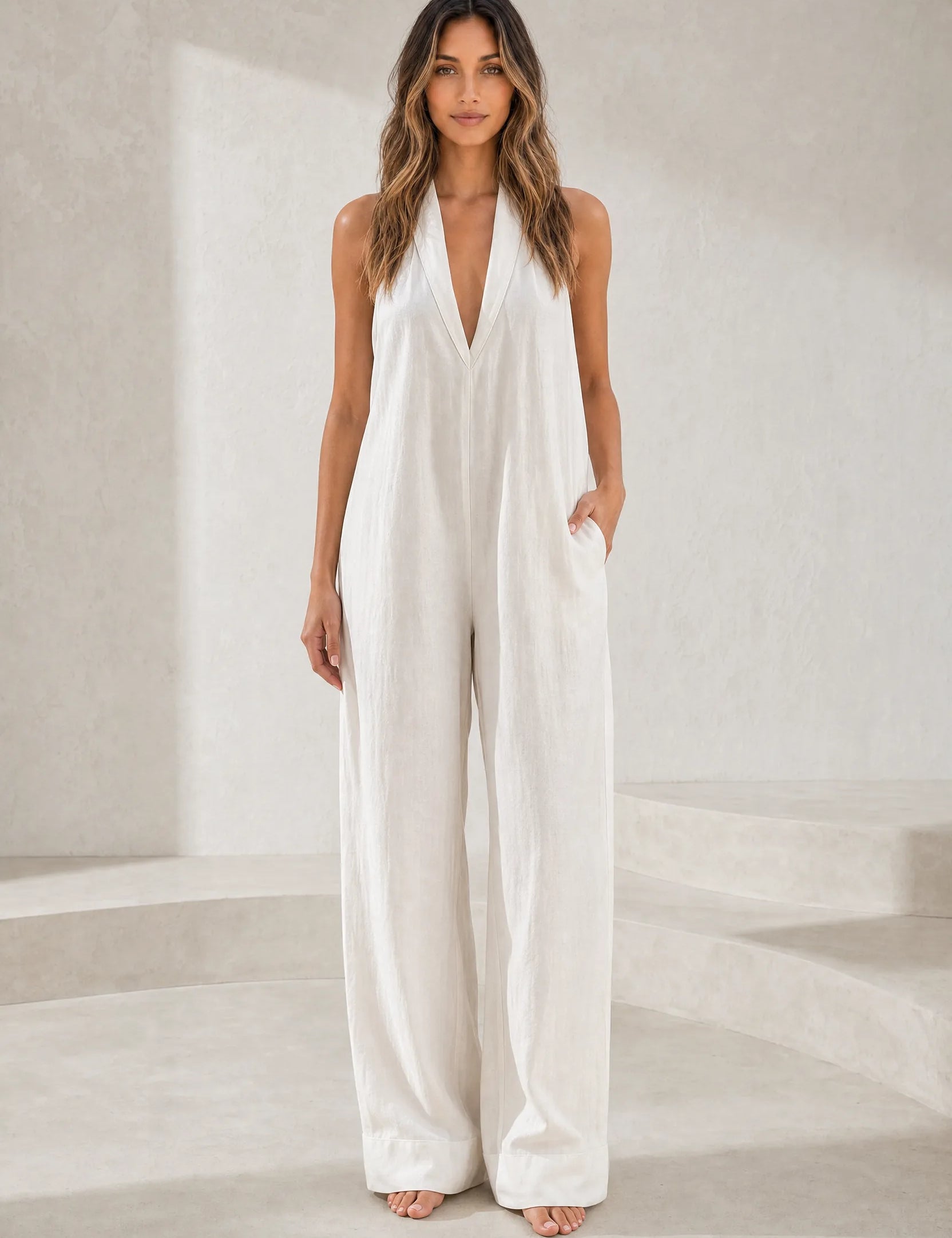 Combinaison ample col licou | Lounelle Paris