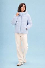 Gesteppte Daunenjacke mit Kapuze