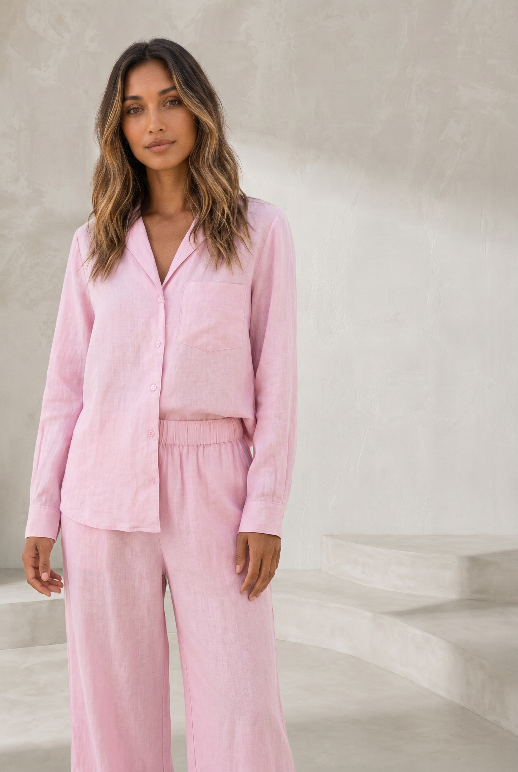 Ensemble deux pièces ample en lin | Lounelle Paris