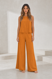 Ensemble fluide pantalon large | Lounelle Paris
