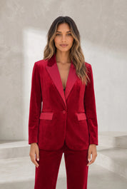 Ensemble velours revers satinés | Lounelle Paris