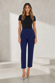 Pantalon droit taille haute 7/8 | Lounelle Paris