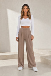 Pantalon large taille haute | Lounelle Paris