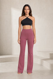Pantalon taille haute micro-évasé | Lounelle Paris