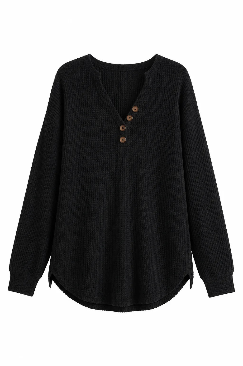 Pull col V maille gaufrée | Lounelle Paris