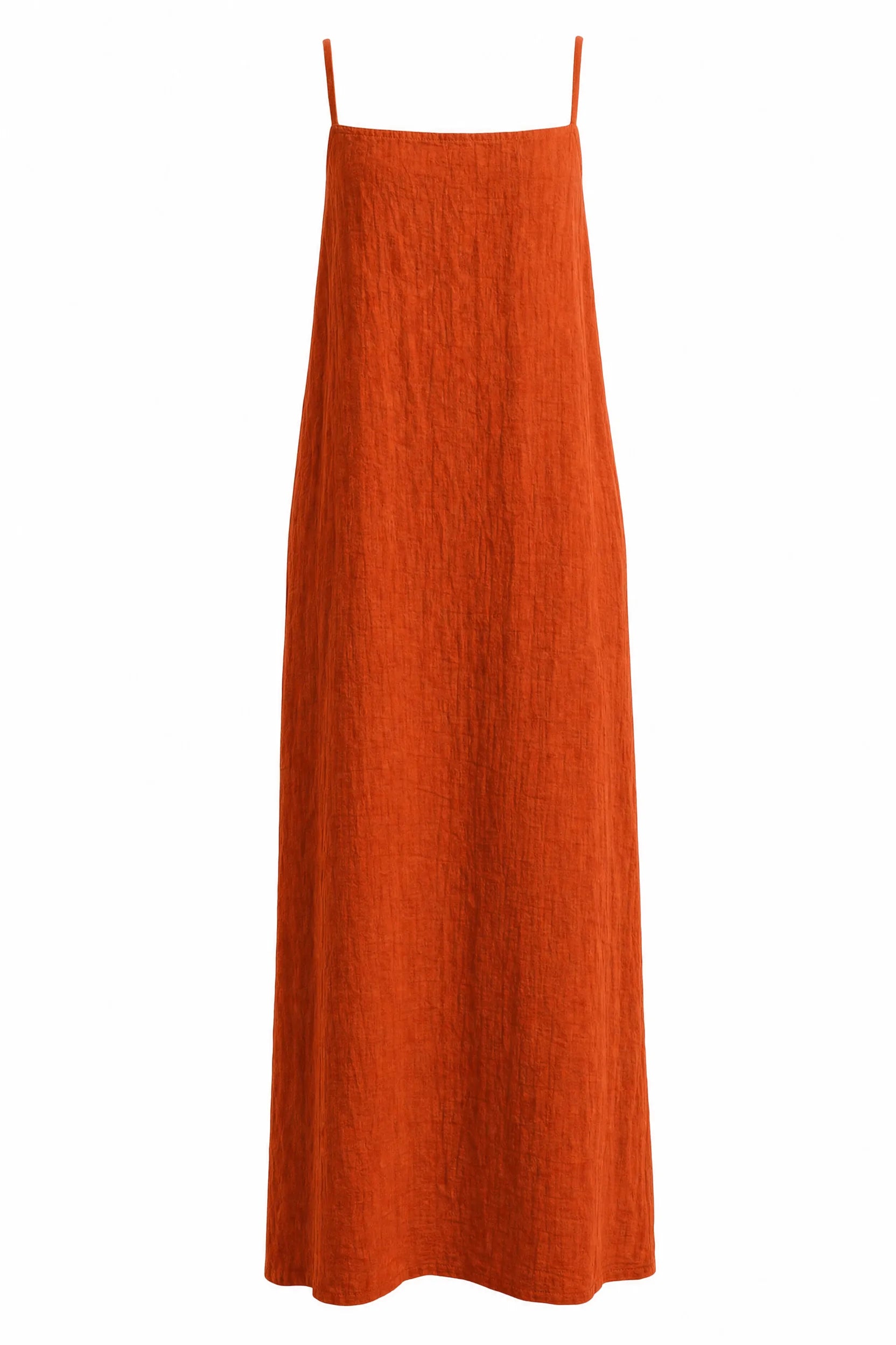 Robe longue bretelles encolure carrée | Lounelle Paris