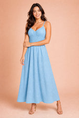 Smock-Kleid mit freiem Rücken