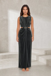 Robe velours sans manches | Lounelle Paris