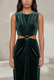 Robe velours sans manches | Lounelle Paris