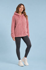 Flauschiger Oversize-Hoodie