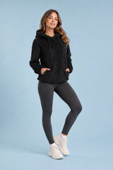 Flauschiger Oversize-Hoodie