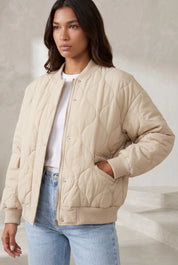 Veste matelassée ample col montant | Lounelle Paris