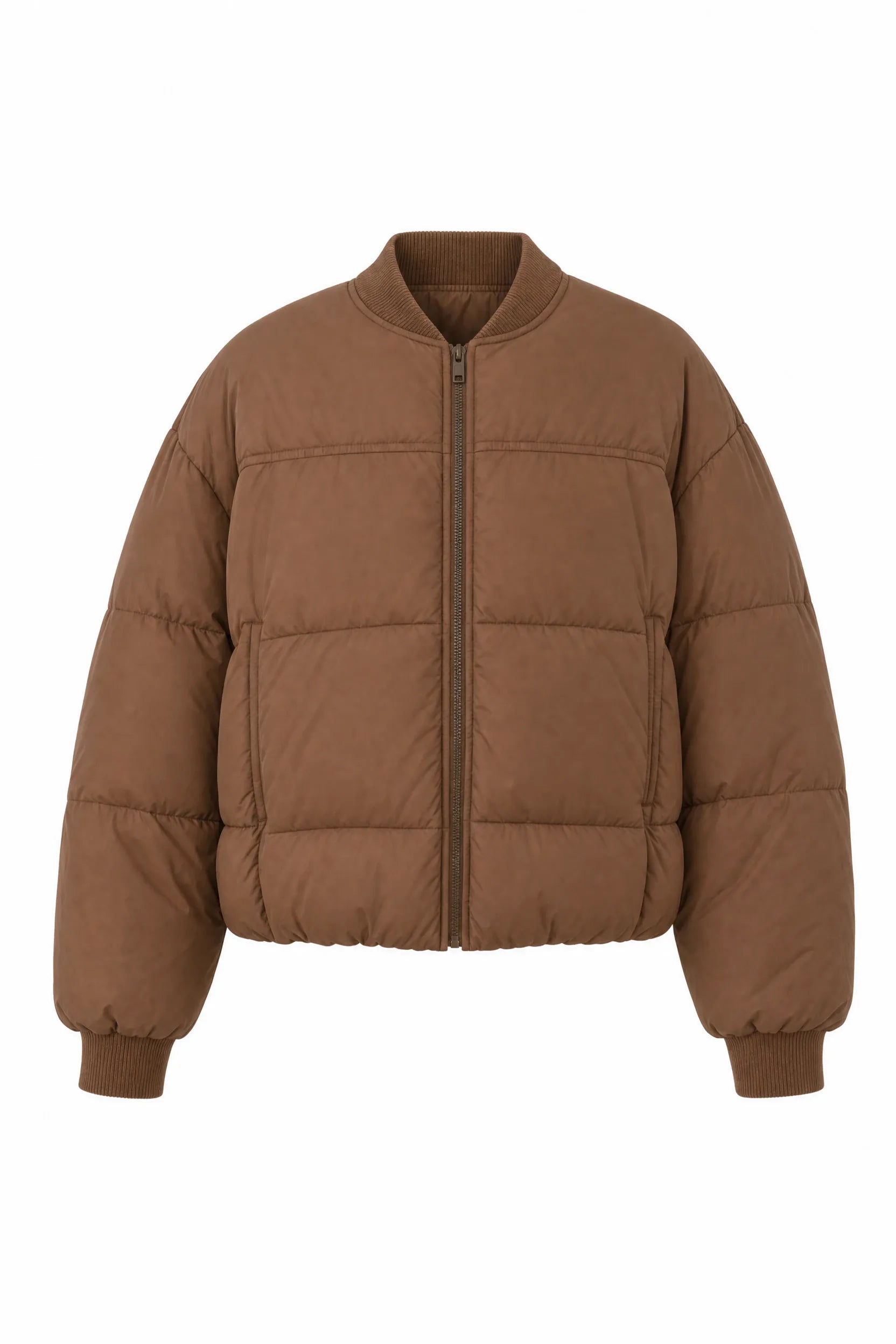 Veste matelassée courte col baseball | Lounelle Paris